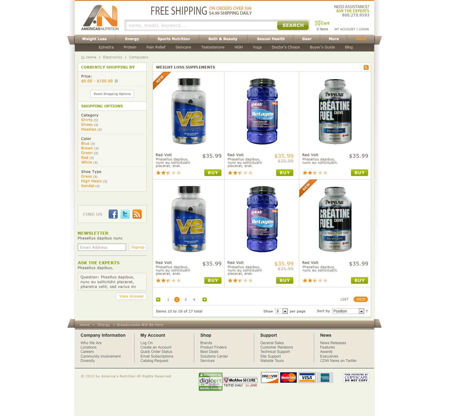 Americas Nutrition - undefined